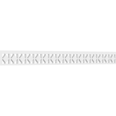 Ekena Millwork Glenburn Architectural Grade PVC Running Trim, 4"H x 5/8"P x 48"L RUNP04X0625X48GLN